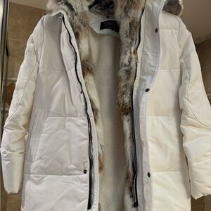 A Luxury winter coat.  Great for the holidays!’